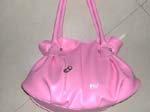 Drawstrings pinky ladies handbags