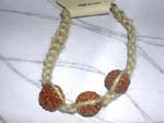 Multi face ball hemp fashion bracelet