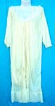 Wholesale clothing import distribution trader. Ladies night fashion dress with lacy top, spaghetti straps and frilly hem. Comes with matching robe.