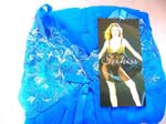 fashionable apparel China wholesale agent supplies Royal blue womens lingerie camisole with classy flower designed stitching around bust