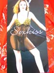 Wholesale distribution outlet exports Cute orange camisole in with fashion embroidery around breast