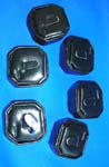 Square black leather ring display supplied at wholesale prices from China manufactured online comapny.
