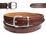 Mens fashion clothing supplier sells China wholesale to retail stores. Classic mens imitation leather belt with silver colored buckle.