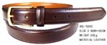 Online international fashion exporting company supplying made in China products. Mens dark leather belt with imitation gold plated buckle.