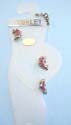 Fashion anklet with mini cz inlaid and clear band design