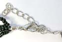 Assorted multi bead strings necklace motif a round shape seashell pendant