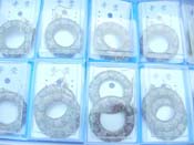 Bronze cz fashion earring