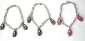 Murano silver plated band bangle