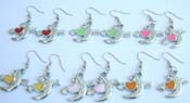 Bronze cz fashion earring
