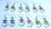 Bronze cz fashion earring