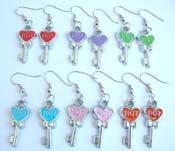 Bronze cz fashion earring
