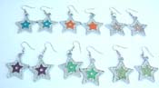 Bronze cz fashion earring