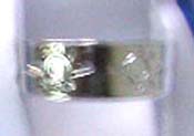Teen's fashion toe ring with feet display