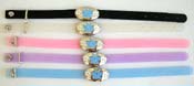 Cylinder painting beaded bracelet