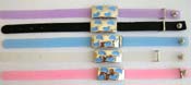 Cylinder painting beaded bracelet