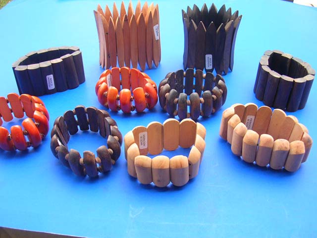 Accessory outlet express. Beautiful bali bali large wooden beaded bracelet