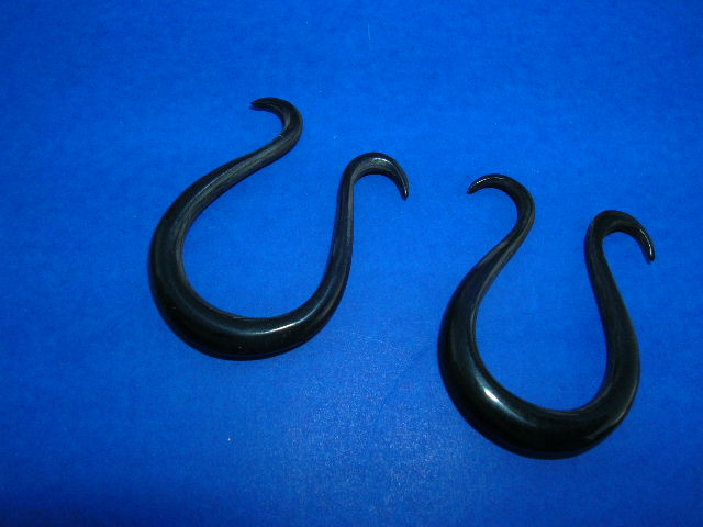 Organic fashion distribution - U shaped bali buffalo horn earrings