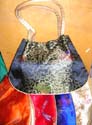 Embroidered with traditional Chinese good fortune handle handbag,