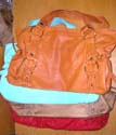 Carpet handle purse in assorted color design