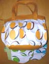 Summer fashion lady fabric bubble pattern handbag