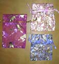 Chiffon drawstrings adjust jewelry gift bag in assorted color design