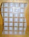 Heart shape white pendant display