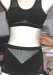 Two pieces fashionable lady beach wear in assorted color