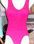 Lady's solid assorted swim suit