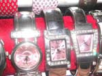Assorted pinky bangle watch with mini clear cz design