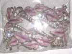Rectangular pinky leaf belt buckle