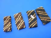 Balinese fashion wide strap beaded bracelet