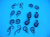 Indonesian tribal inspired horn earrings