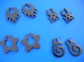 Indonesian fashion natural wood earrings