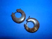 Ladies native fashion hoop earrings with 16G/1.2mm post
