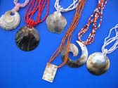 Summer style bali indonesian seashell and bead necklaces in an assortment of designs and colors