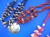 Summer style bali indonesian seashell and bead necklaces in an assortment of designs and colors