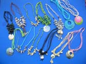 Summer style bali indonesian seashell and bead necklaces in an assortment of designs and colors