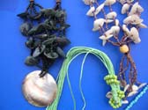 Summer style bali indonesian seashell and bead necklaces in an assortment of designs and colors