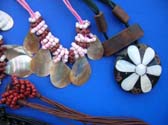 Summer style bali indonesian seashell and bead necklaces in an assortment of designs and colors