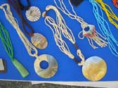Summer style bali indonesian seashell and bead necklaces in an assortment of designs and colors