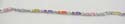 Fashion cz bracelet with assorted color oval / rounded cz synthetic stone embedded