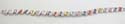 Assorted olive cz synthetic stone embedded fashion cz bracelet 